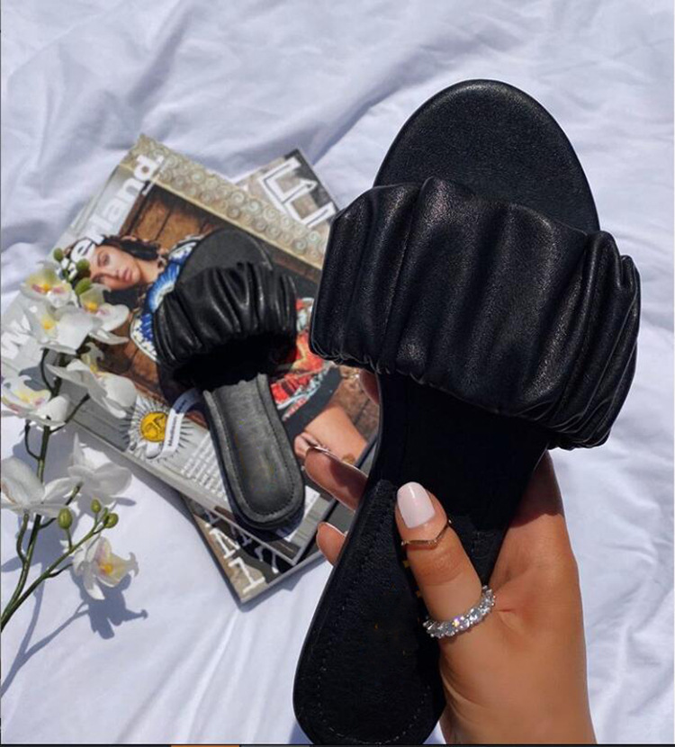 Women's Sandals, European And American Style Flat Sandals And Slippers, In Stock, Sandals D9258 Flat Casual._vogvips.com