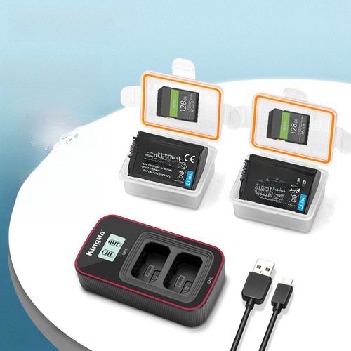 劲码np-fw50电池适用索尼ZV-E10 a6000 A7r2 a6400微单相机充电器