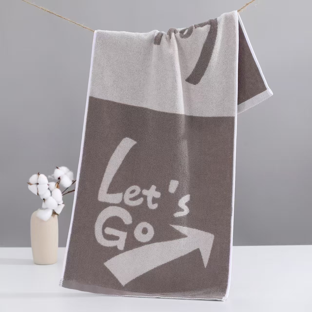 Pure Cotton Adult Household Face Towel, High-end, Fully Absorbent, Thickened Washcloth, Individually Packaged,_voghion.com