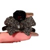 Crab pin with bow, bangs for princess, hairpins, sophisticated hair accessory, hairgrip, Korean style, diamond encrusted