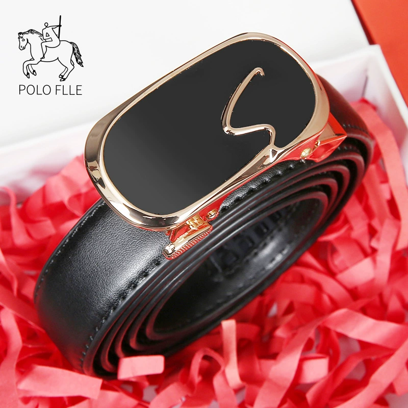 Belt, buckle, fashionable universal jeans, trousers, genuine leather, simple and elegant design