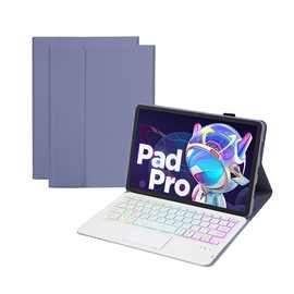 适用联想平板小新皮套pad Pro11.5寸蓝牙键盘m10plus壳触控背光彩