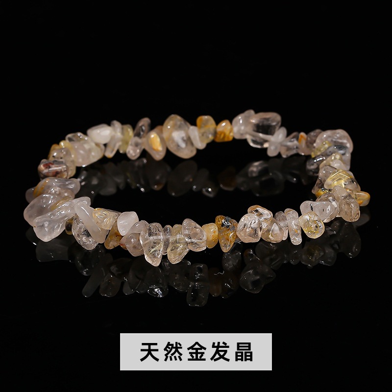 Organic crystal, bracelet natural stone