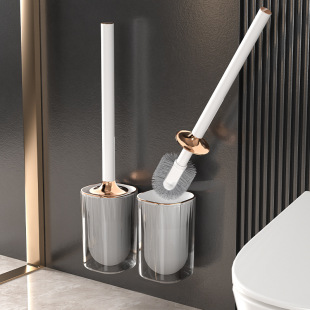 Long Handle Toilet Brush No Dead Angle Household Wall Hanging Toilet Toilet Toilet Squatting Pit Cleaning Toilet Set Artifact