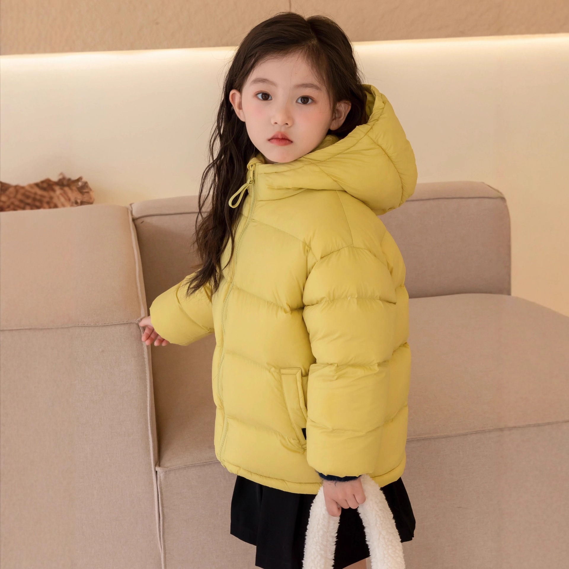 2025儿童羽绒服男女冬季短款加厚面包服男童女童中大童冬装外套