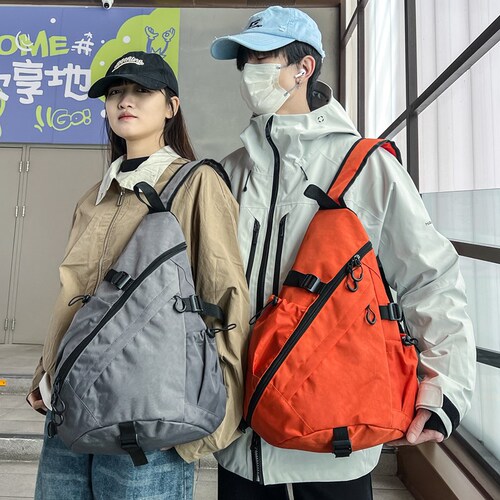 2025 New Spring Cross-border Leisure Fashion Chest Bag Large Capacity Outdoor Cycling Camping Backpack Shoulder Bag