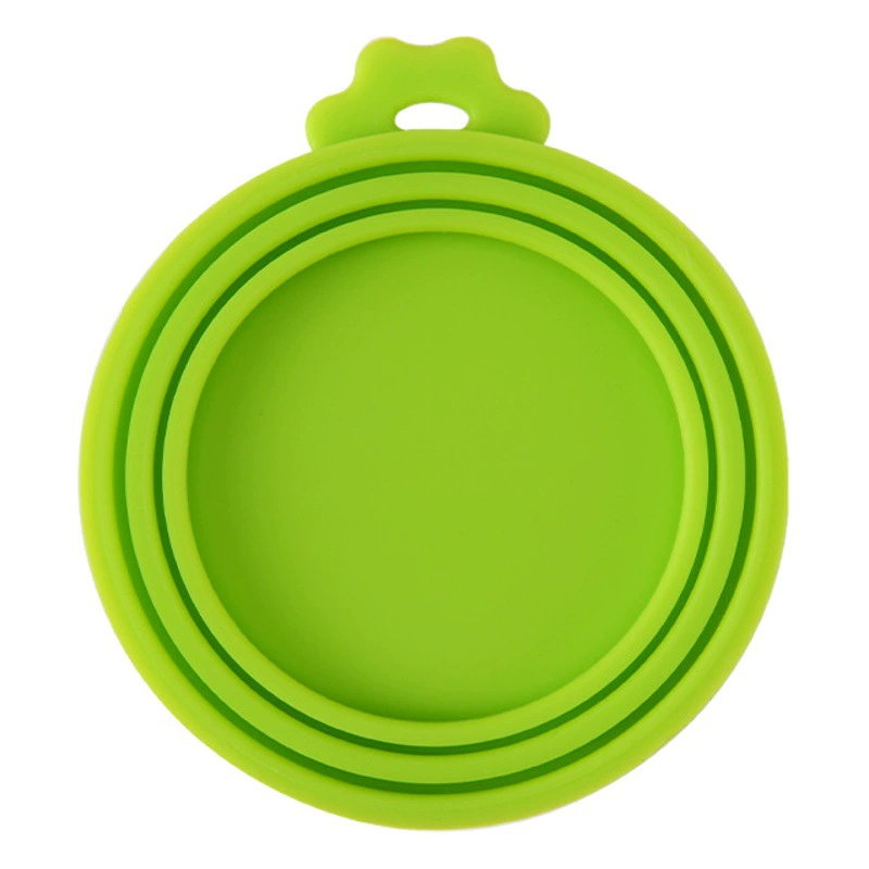 Оптовая Продажа с фабрики силиконовая крышка для консервных банок для домашних животных крышка для хранения свежести универсальная Герметичная крышка для консервных банок для кошек и собак три в одном