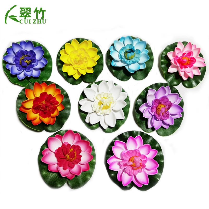 (Cross-border trading), artificial lotuses, aquarium, pond decor, photo shoot props