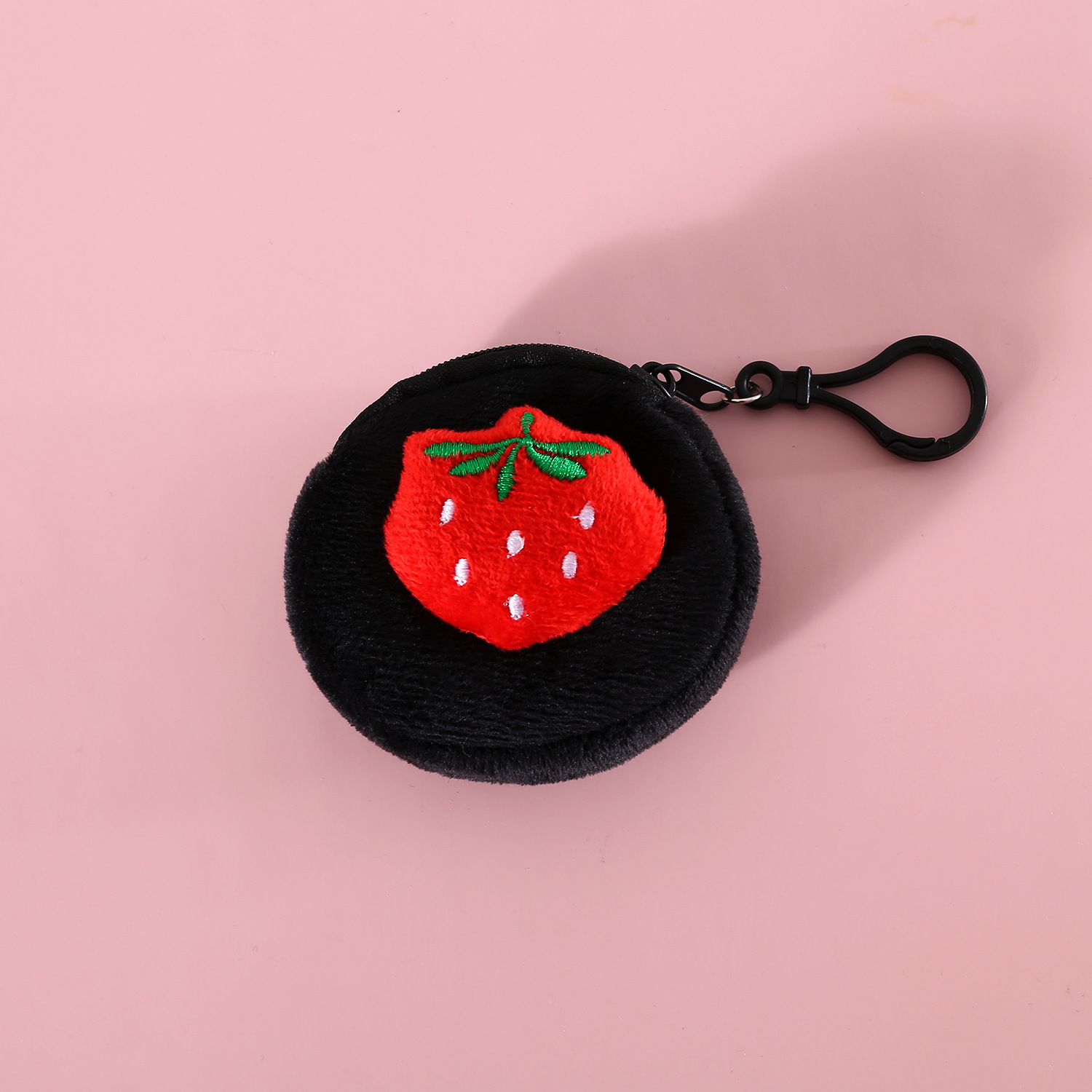 Mascota de peluche de dibujos animados bolsa de mierda perro portátil merienda bolsa de almacenamiento pequeña mochila fruta sombrero de paja bolsa de sandía image 7