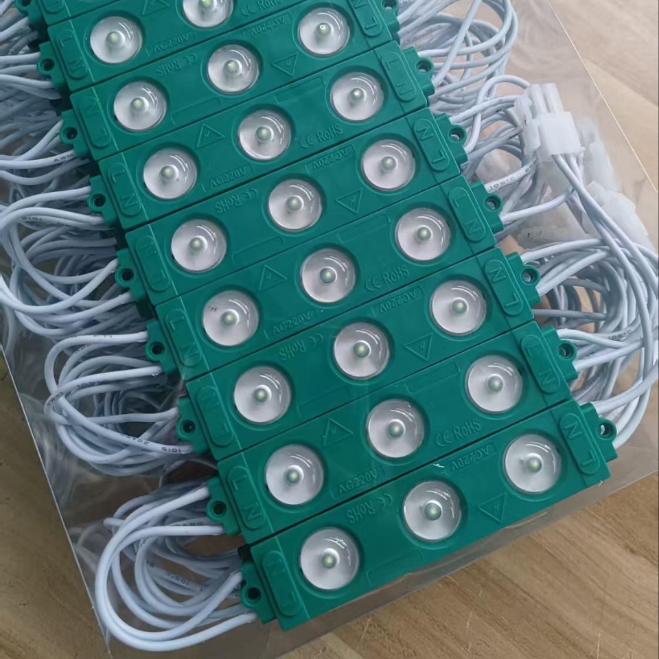 Módulo LED de Inyección 220V 110V 3 Luces Impermeable para Caja de Luz Publicitaria image 3