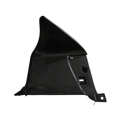Motorcycle Fender, Fairing - battery-right-guard-plate-black