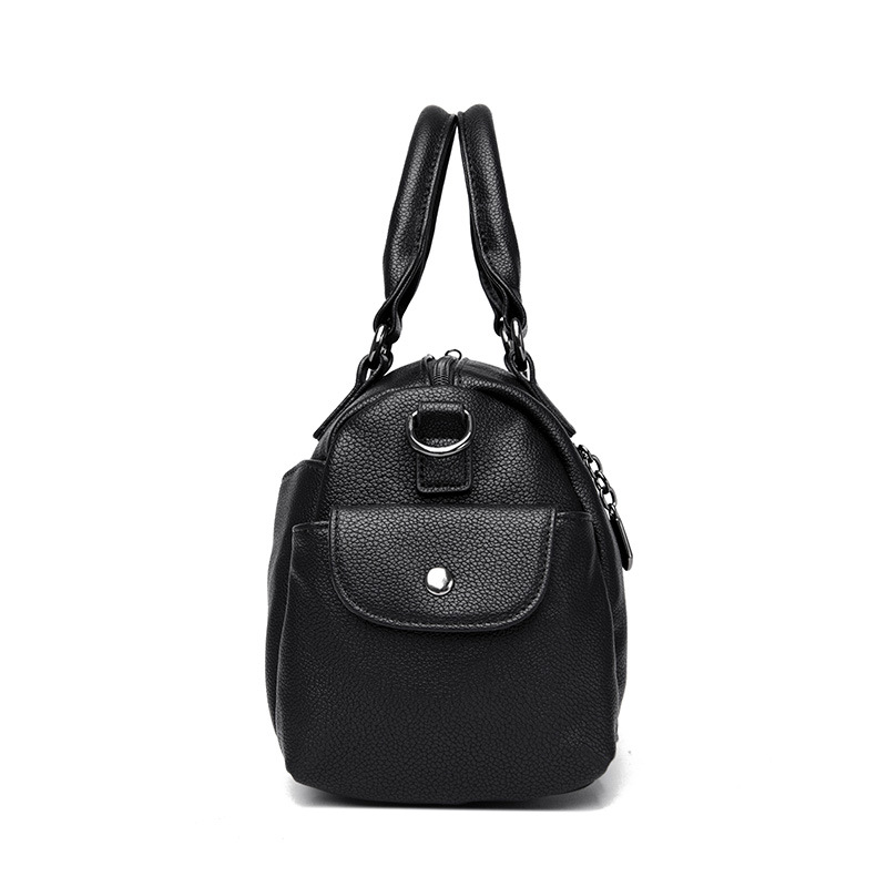 Boston Brand Pillow Bag For Women 2023 New Genuine Leather Large Capacity Soft Leather Shoulder Crossbody Handbag - Thumbnail 3