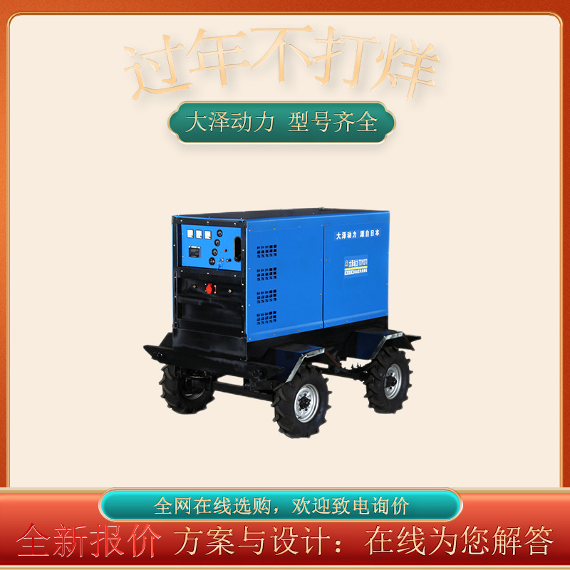 Used for animal husbandry 500A diesel oil Electric welder Daze Power TO500A-J construction Rush to repair trailer durable