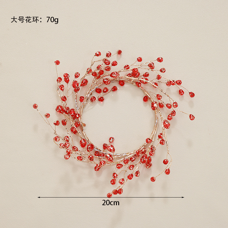 Buscando árboles de Navidad transfronterizos nuevos árboles de Navidad acrílicos rojos accesorios transparentes decoración festiva accesorios DIY