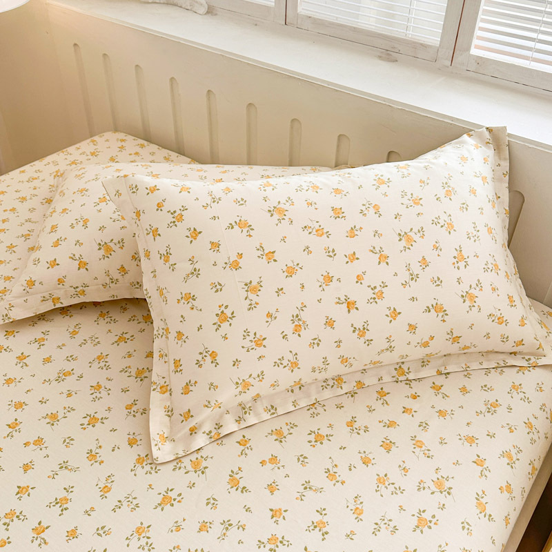 Funda de almohada de algodón de celebridades de Internet Un par de fundas de almohada de algodón 48x74cm Juego completo de fundas de almohada para un solo hogar Funda interior para mujer