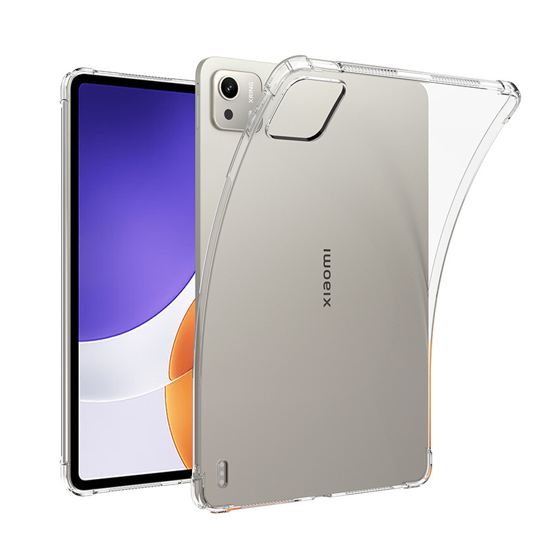 Xiaomi タブレット 7S Pro 12.5 四隅エアバッグ落下防止透明保護カバー 2025 TPU ソフトケースに適しています。|undefined
