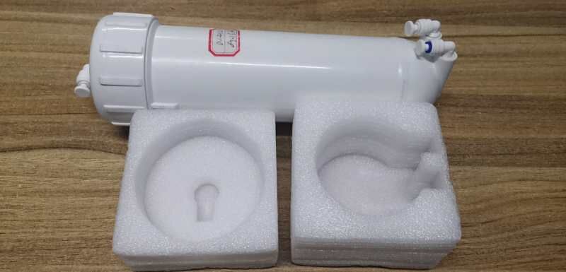 厂家供应白色珍珠棉成型异形水族过滤仪器缓冲包装泡沫/仪器快递