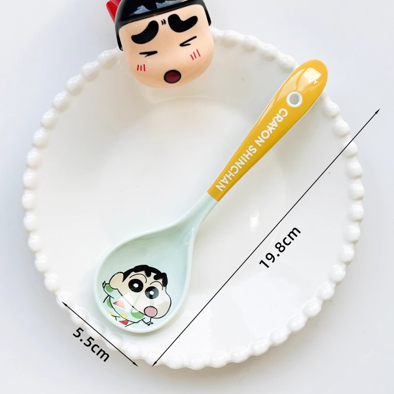 세라믹 손잡이가 긴 스푼-19.8cm 블루
