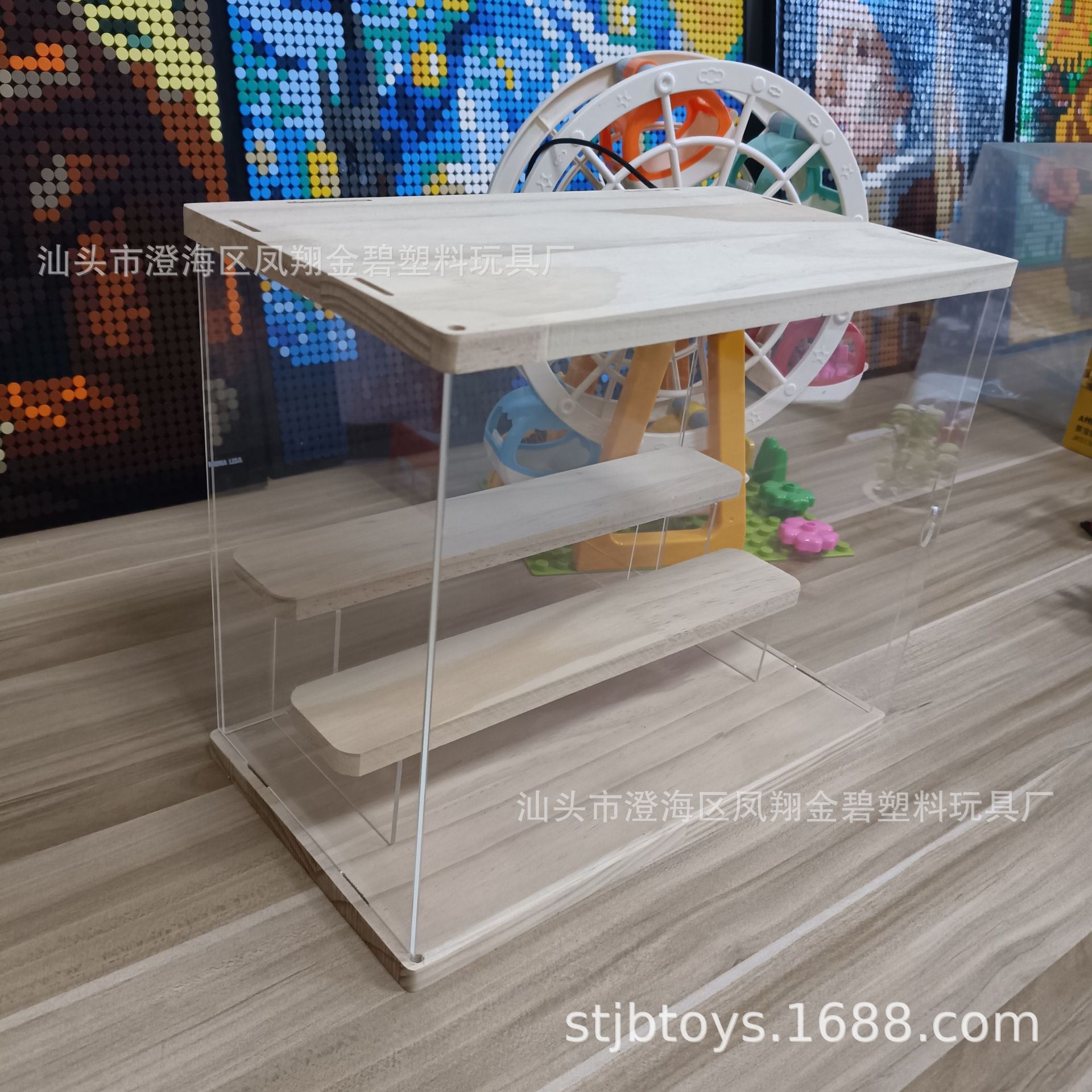 JAKI Jiaqi bloques de construcción suculenta olla montaje decoración interior simulación flor planta juguete lindo regalo la muchacha