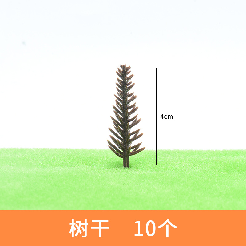 Edificio modelo de mesa de arena material DIY modelo hecho a mano acabado tronco de pino de álamo blanco