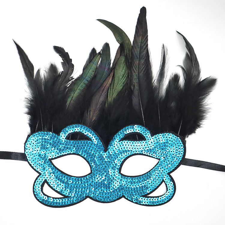 Carnaval europeo y americano Mardi Gras máscaras doradas morada-verde - sequela máscaras de fiesta bar transfronterizas