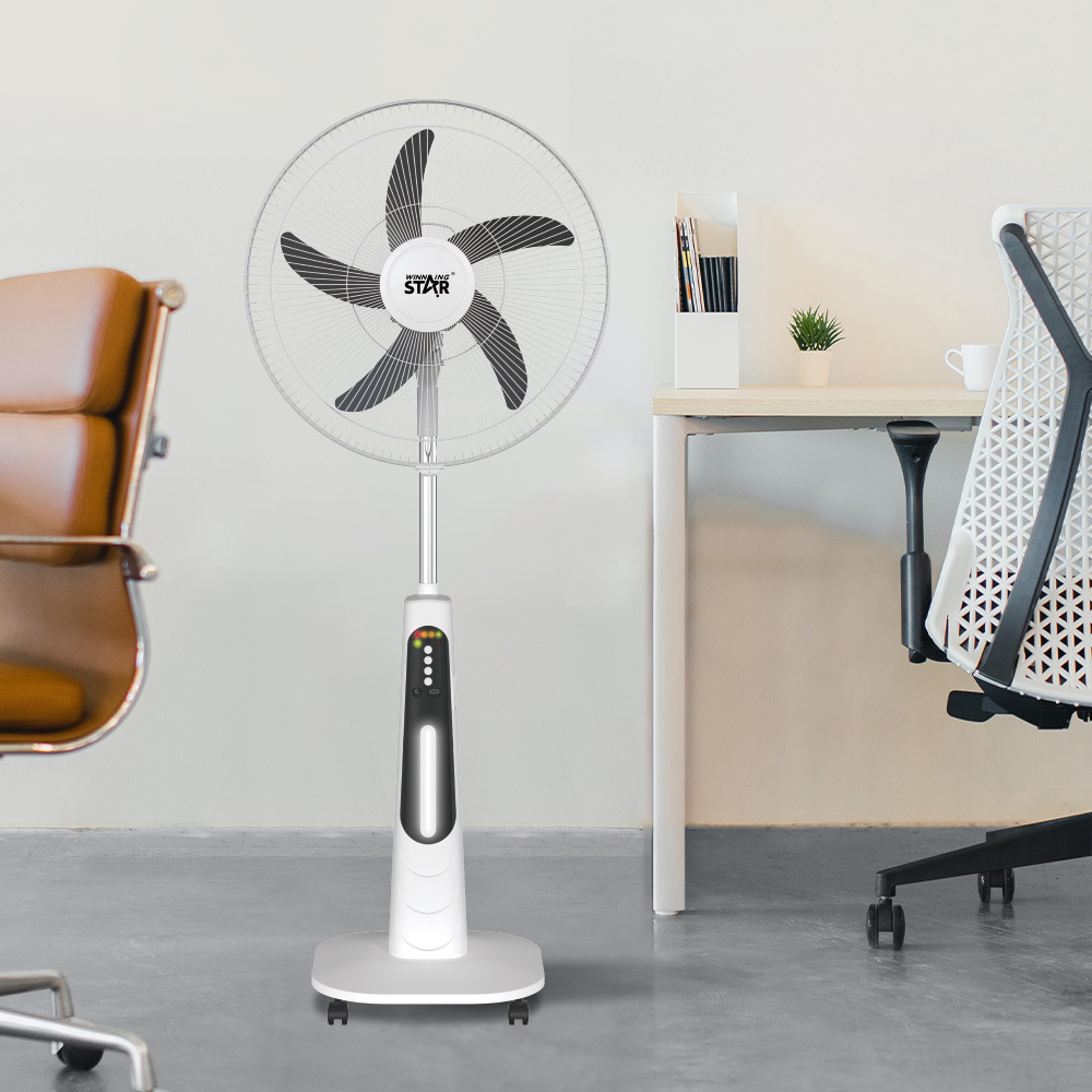Winning star control remoto transfronterizo 18 pulgadas hogar de alta potencia tipo balancín máquina portátil ventilador eléctrico de piso