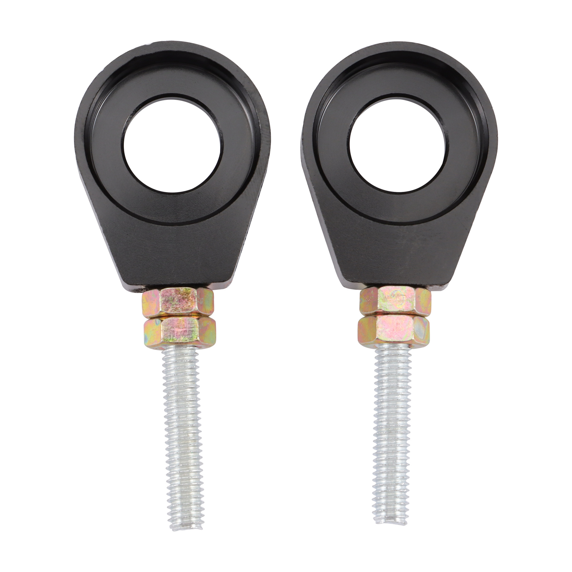Off-Road Motorcycle Modification 15mm Rear 0kg Chain Tensioner Adjuster Black