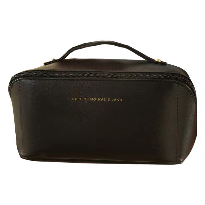 Pu moda conveniente bolsa de cosméticos bolsa de almacenamiento de viaje bolsa de lavado de gran capacidad portátil almohada de alto aspecto bolsa de cosméticos