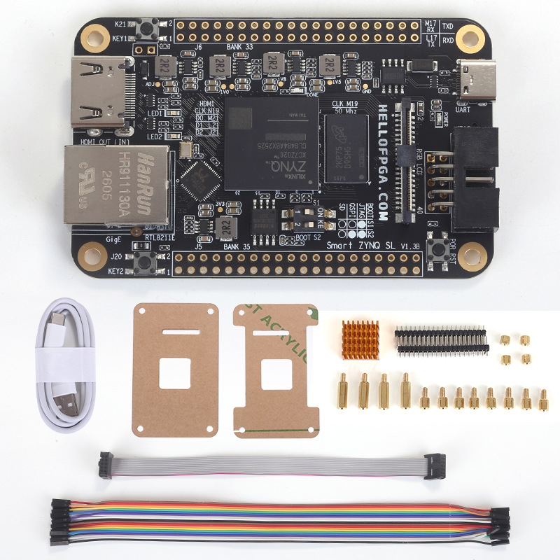 ZYNQ7020系统开发板FPGA XILINX工业级核心板千兆以太网HDMI输出