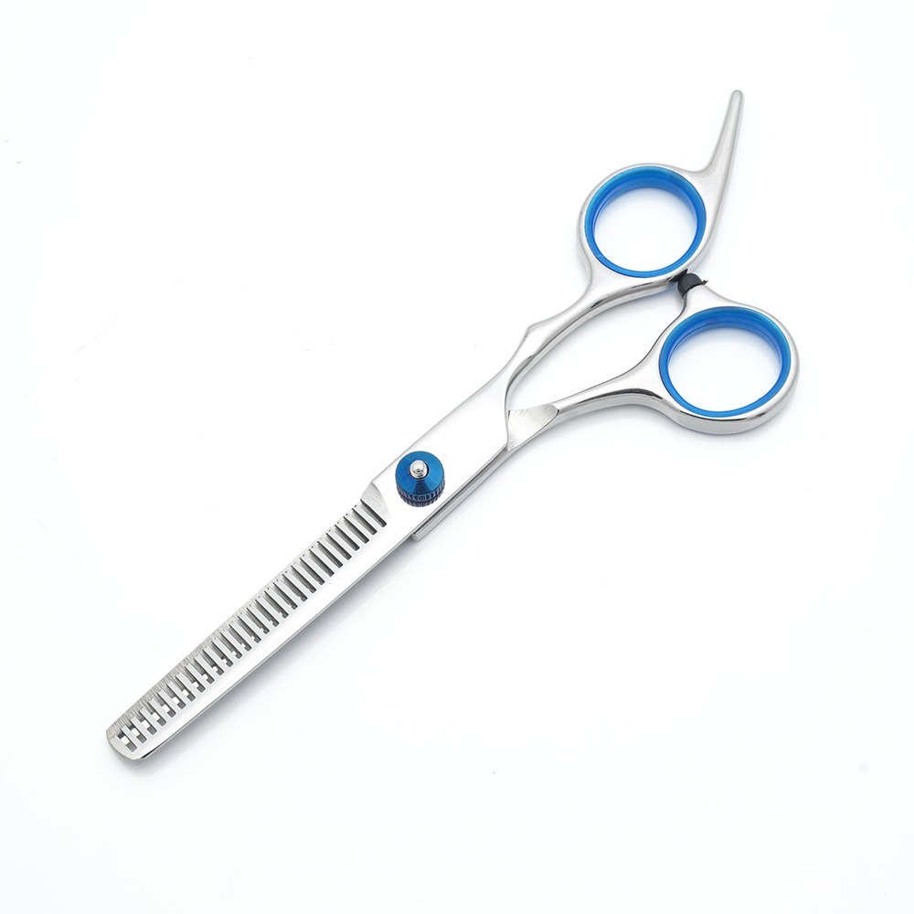 Tijeras para el cabello Zhangjiagang especiales para el cabello fino y roto, tijeras planas, flequillo, estilista transfronterizo, juego de tijeras de doble uso