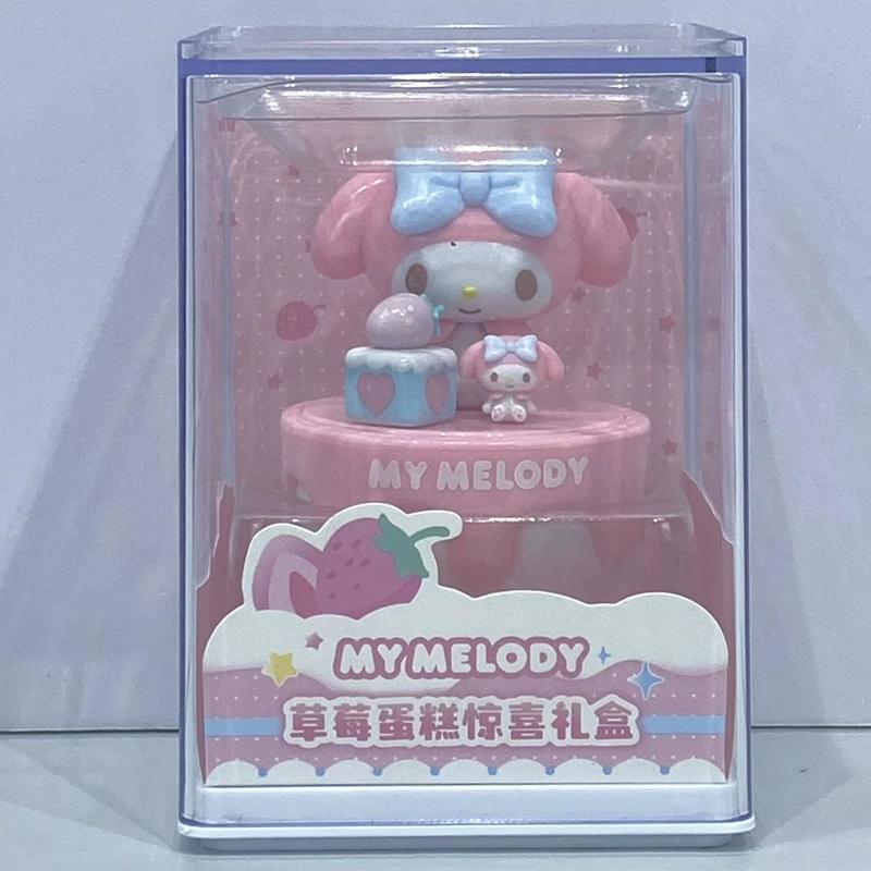 Коллекционные фигурки (Sanrio) Kuromi Hello Kitty Cinnamoroll Pompompурин — 6 персонажей в акриловом боксе, 72 шт. в ассортименте