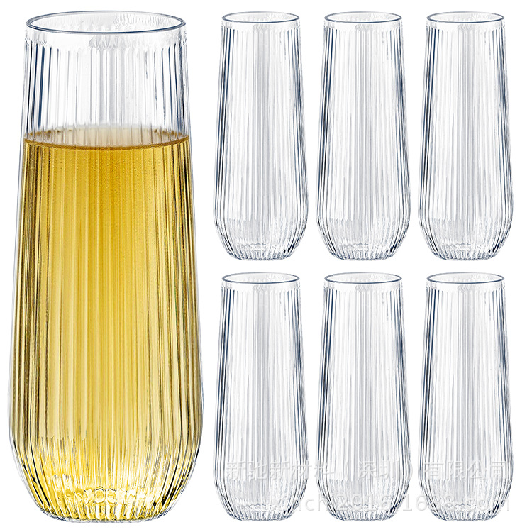 Copas de vino desechables más vendidas de Amazon Copas de champán Copas de vino tinto Copas de vino PET de plástico grueso y translúcido