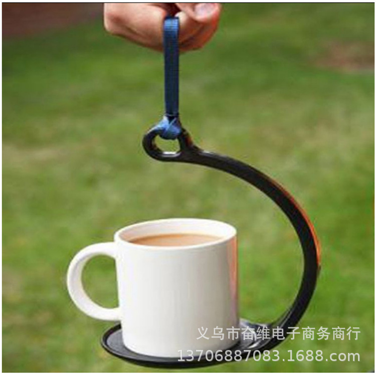 cup holder Coffee cup holder cross-border outdoor portable anti-shake non-rewind lanyard shaking non-scattering