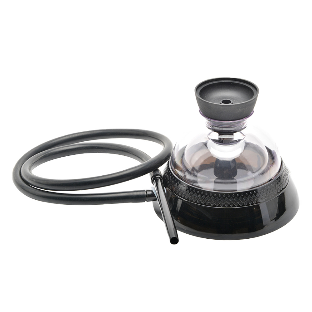 跨境新品阿拉伯水烟壶大圆壶硅胶管水烟烟枪单管烟斗套装hookah