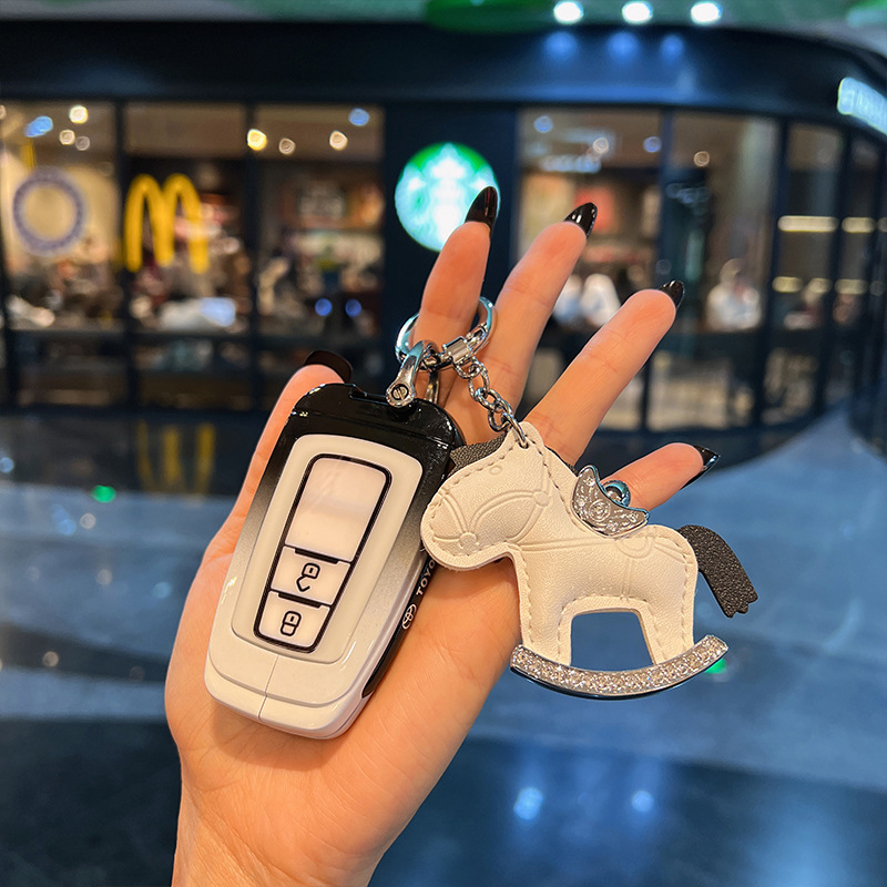 토요타 2버튼 고급 흑백 + 라이트 럭셔리 백마