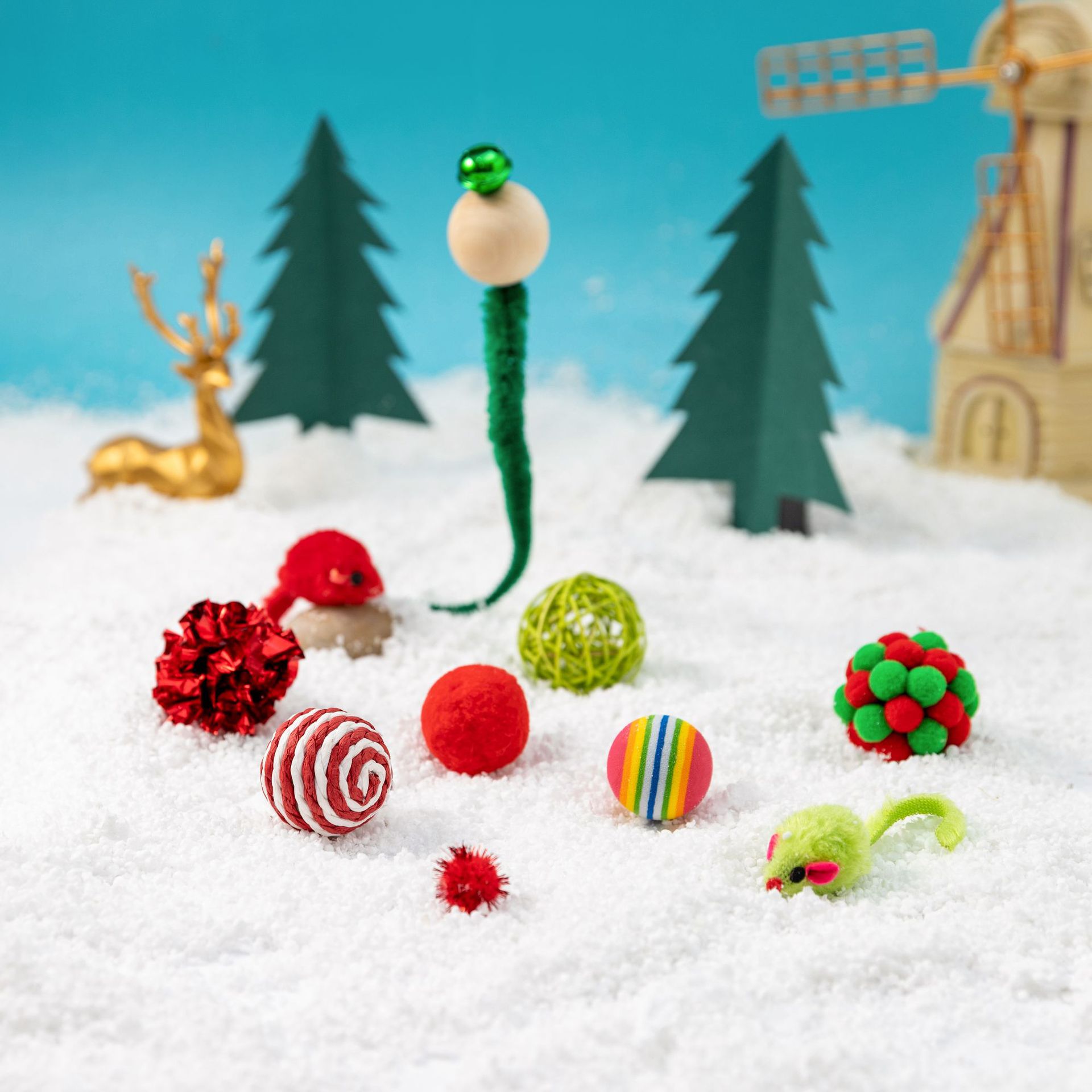 Ball Pattern All Seasons Season Fashion Style Fashion Plastic Ball Pet Toys
