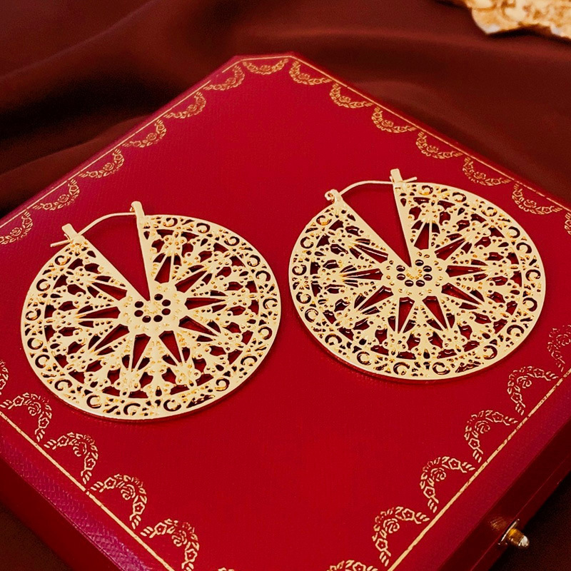 Drop Earrings Classification 1 Pair Elegant Vintage Style Geometric Plating Alloy Drop Earrings