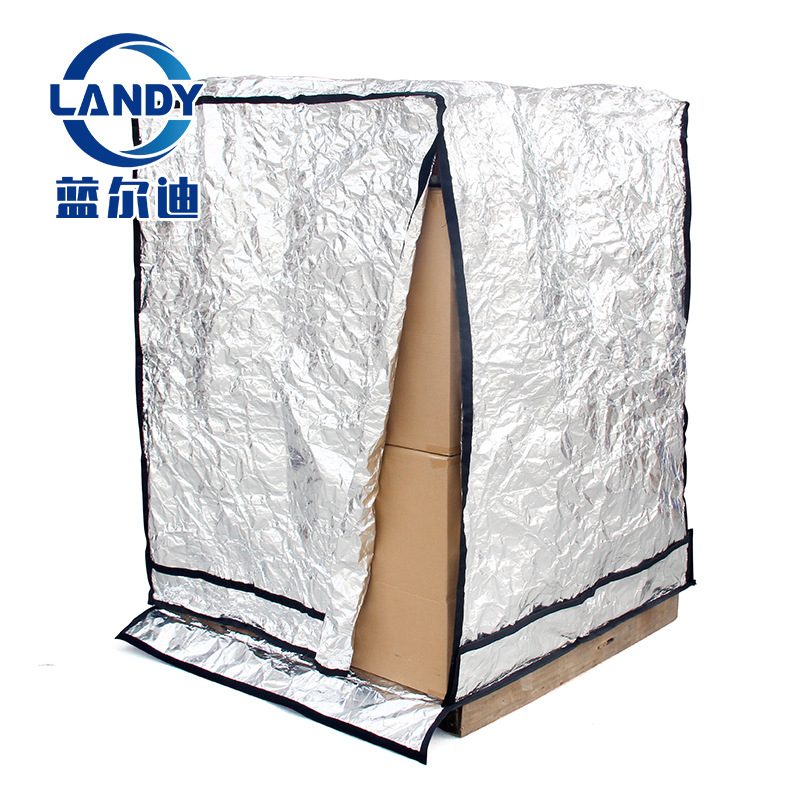 铝箔编织布隔热保温膜 红酒饮料防冻防热保温托盘集装袋 托盘罩