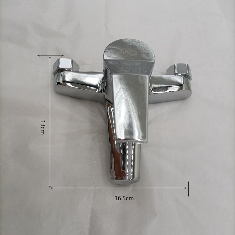 Origin self-selling zinc alloy IELTS triple bathroom hot and cold mixed water shower shower bathtub lift-out faucet