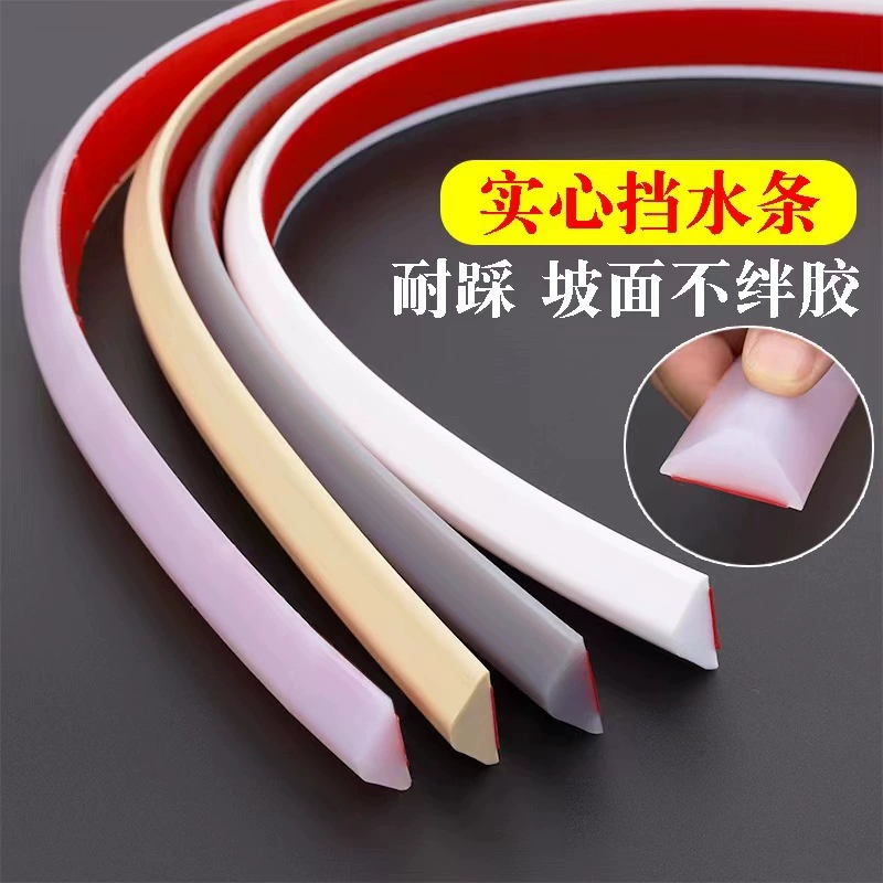 Пороговая водоудерживающая полоса Гибкая кухонная столешница для ванной комнаты пол для ванной удерживающая полоса блокирующий воду клей самоклеящийся Тип