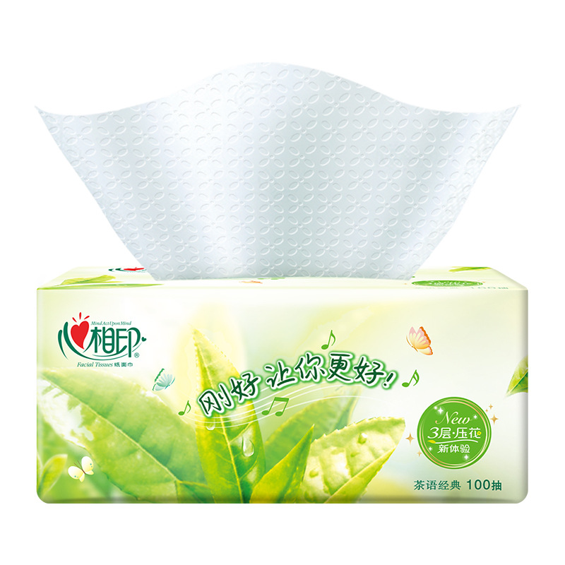 Xin Xiang Yin Tea Talk Tissue, M Size, Affordable Household Pack – 24 Packs per Case, Perfect for Everyday Use