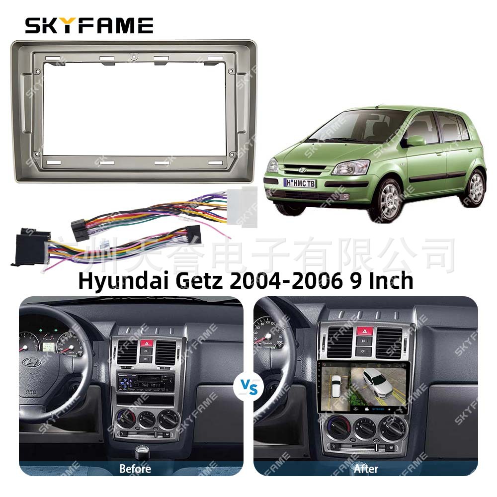Variety frame suitable for 04-06 modern Hyundai Getz Android large screen navigation panel surface frame line