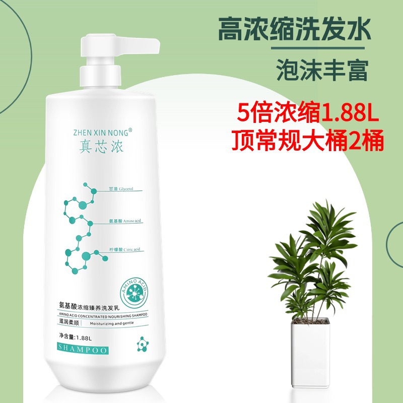 氨基酸臻養洗髮水滋養去屑清爽控油洗髮水洗髮乳柔順護髮素1.88升