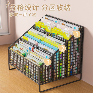 Children's Bookshelf Desktop Storage Box Desk Book Reading Rack Bedside Bay Window Baby Picture Book Storage Rack