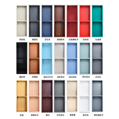 Alcove stainless steel toilet partition bathroom metal TV stainless steel alcove built-in cabinet storage rack finished product