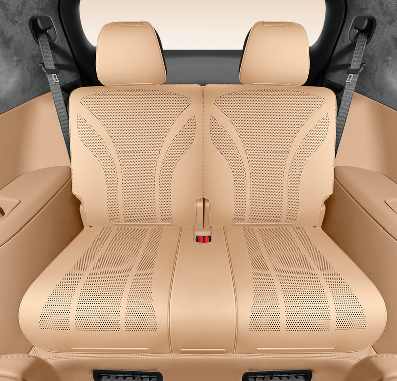 Qianjie M8 Special Cowhide Car Seat Cushion Half-Pack Breathable Seat Cover Ventilated Saddle Pad Four-Season Universal Seat Cover