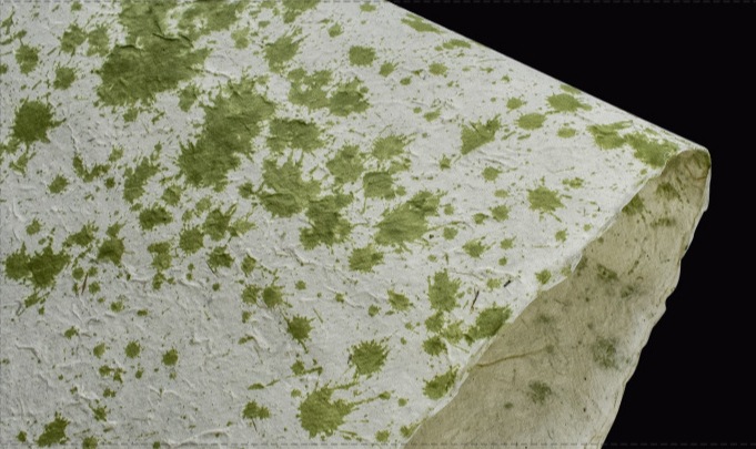 타이 그린 도트 150*90cm