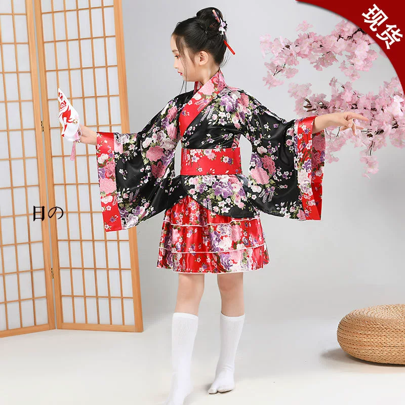[六一儿童极乐净土cos动漫舞蹈服洛丽塔裙套日本女式正装女童和服]