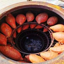 加厚烤地瓜机商用 木炭烤红薯瓦罐缸 烤冰糖雪梨炉子 烤红薯烤炉
