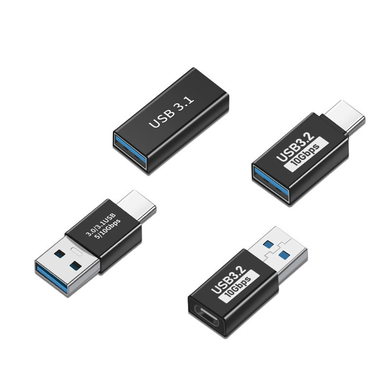 Переходник Type-C на USB OTG, Type-C Gan2 передача 10GB, Type-C (гнездо) на USB (штекер) GAN2
